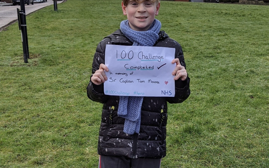 Sheffield schoolboy raises £714 for the NHS in a walk honouring Sir Captain Tom Moore