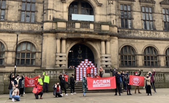 Sheffield tenants slam “bad landlords” at city centre protest