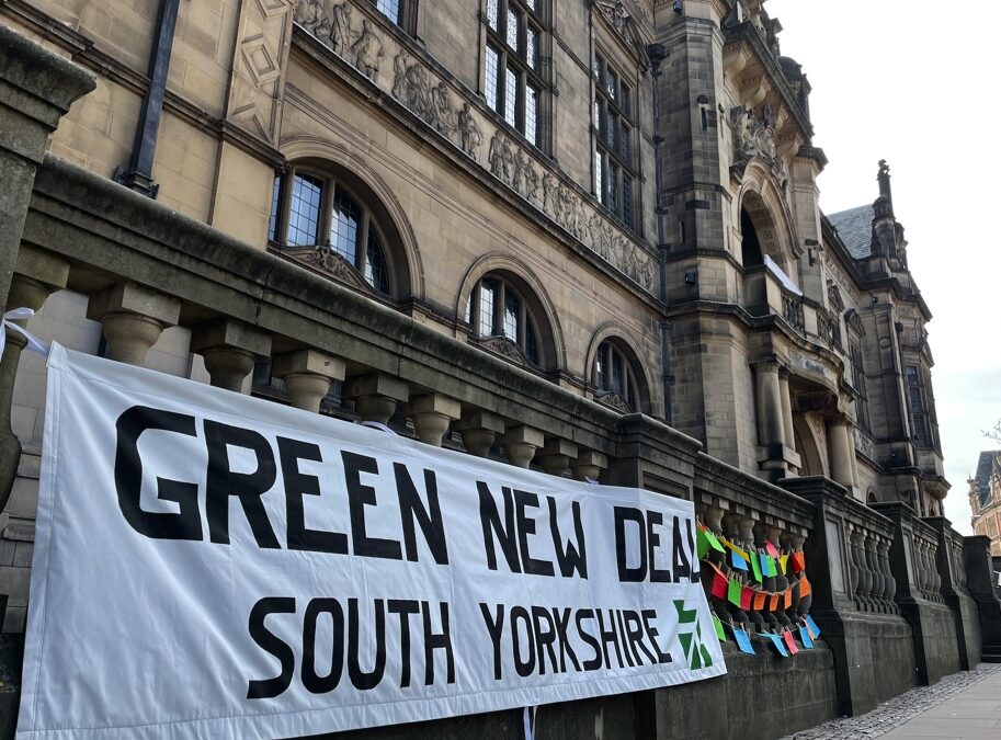Campaigners appeal for thousands of new jobs across South Yorkshire at Green New Deal rally