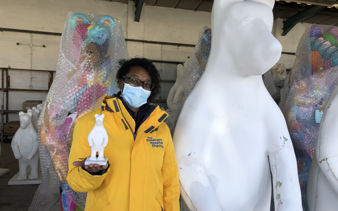 Trail of bear sculptures arrives in Sheffield for fundraising event