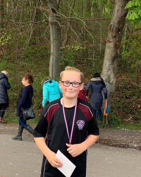 12-year-old-boy smashes donation goal after running 90 miles in April