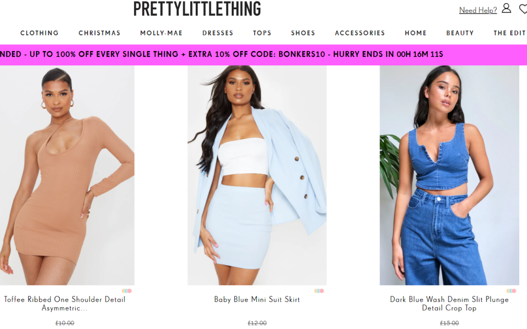 Pretty Little Thing are giving away clothes for free. What does this mean for the planet?