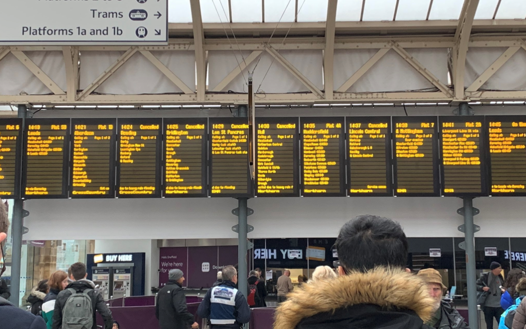 Severe flooding closes part of Yorkshire’s railways as Storm Franklin hits