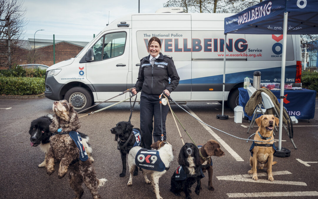 Wellbeing dogs used by South Yorkshire Police to help officers cope with trauma