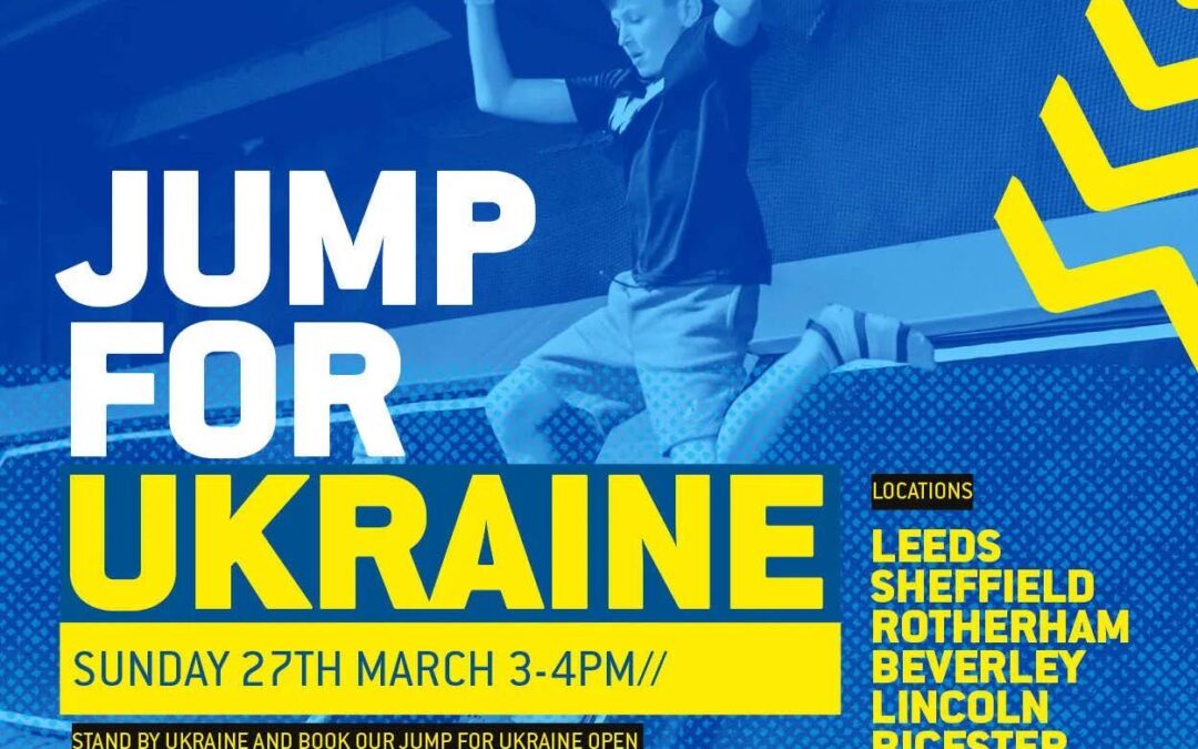 Jump for Ukrainian children! Sheffield trampoline park fundraises for children in danger