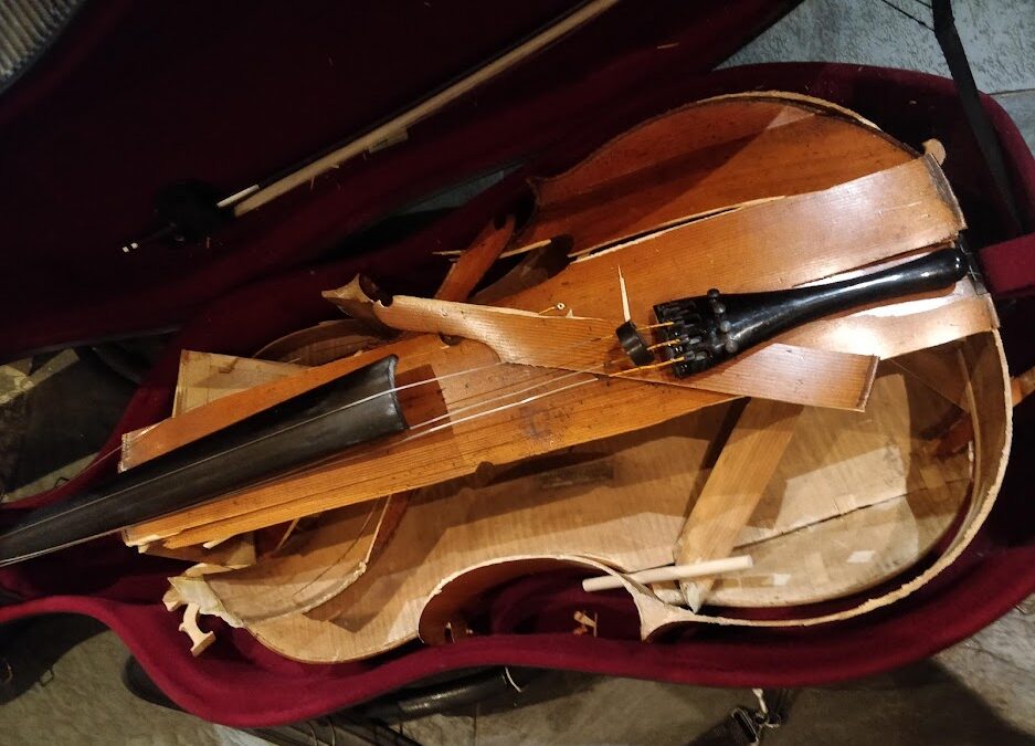 Sheffield musician raising funds to repair his 300-year-old cello that was “left in tatters” after it saved man’s life