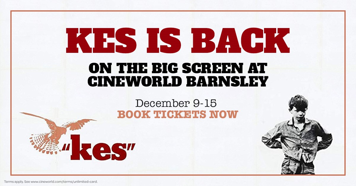 Barnsley welcome Kes back as it opens at Cineworld in the town this week