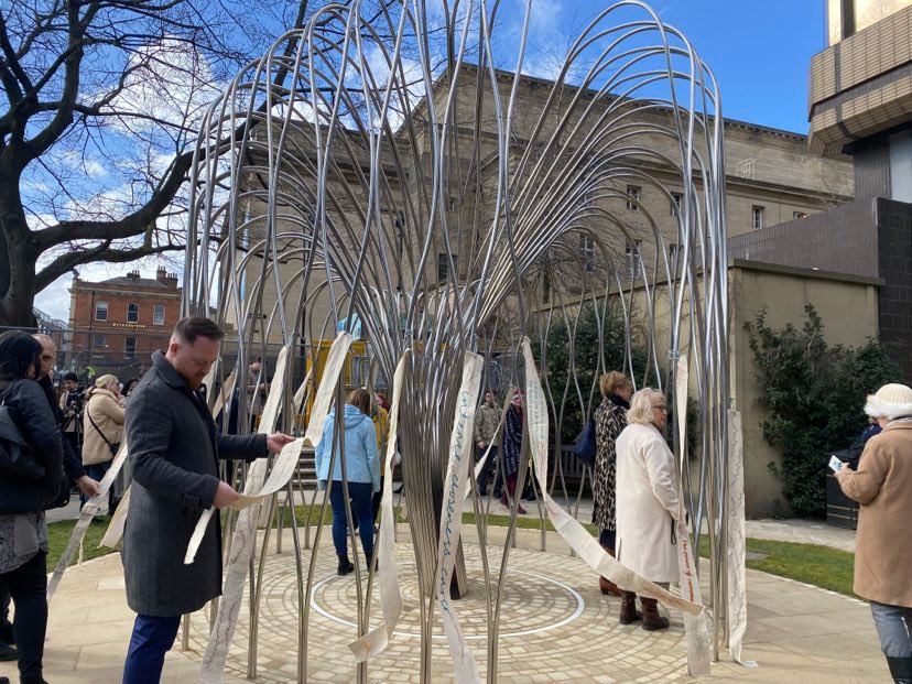 Sheffield City Council unveils pandemic memorial alongside moving COVID-19 tributes