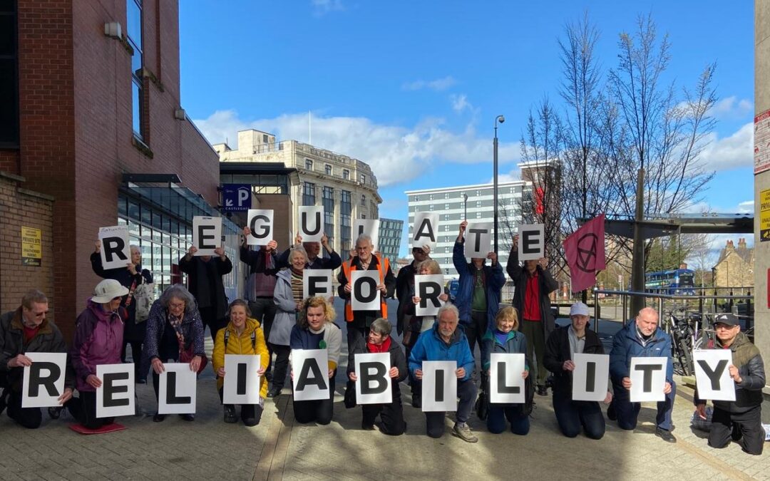 Call for public bus ownership by protesters outside South Yorkshire Mayor’s office