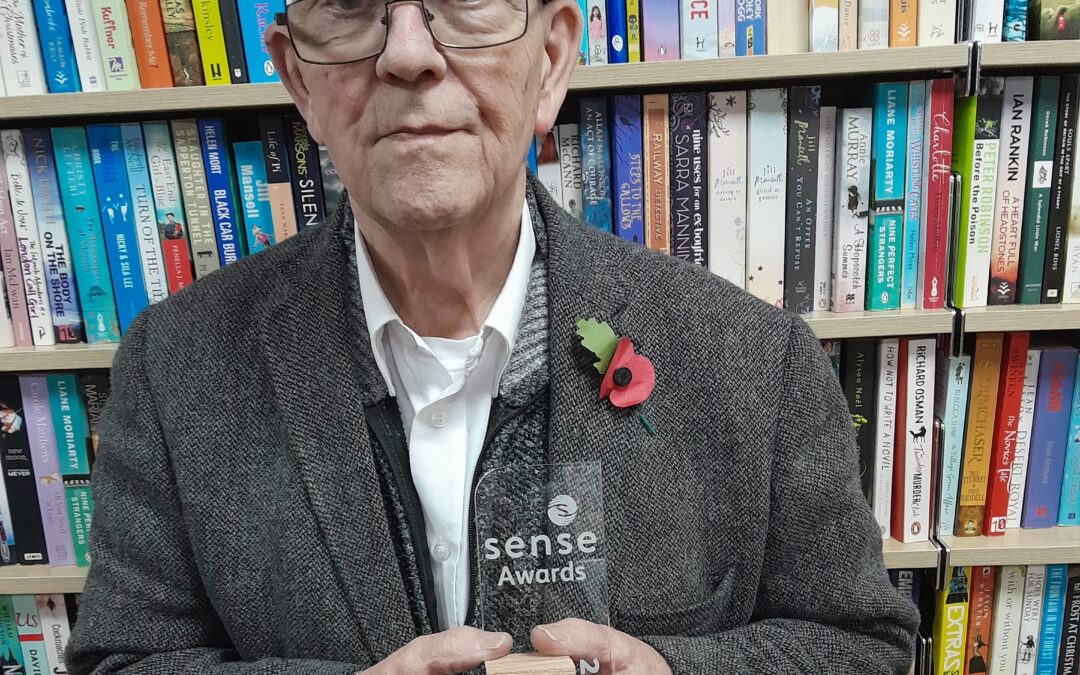 Sheffield charity shop volunteer, 82, wins Sense Volunteer of the Year award