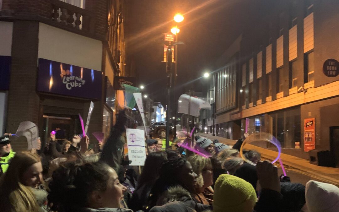 Reclaim the Night protesters left ‘furious’ after the peaceful protest turned nasty
