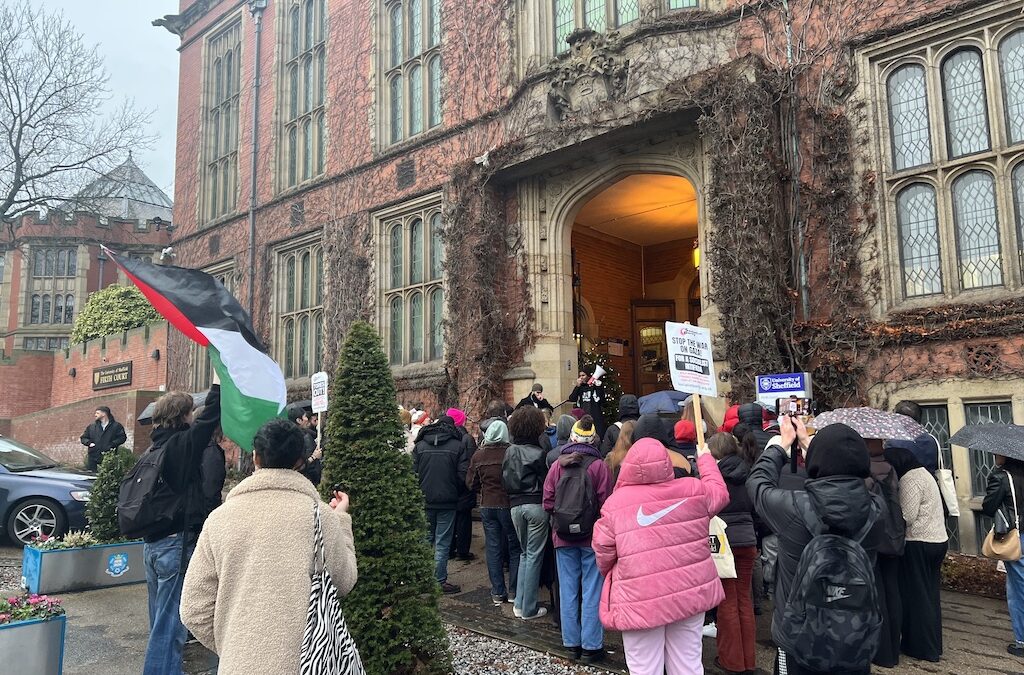 Protesters call for University of Sheffield to help student stuck in Gaza