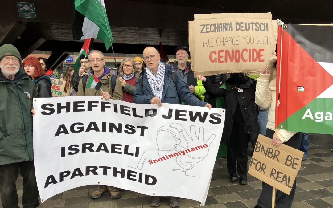 Student protesters at University of Sheffield demand the removal of a chaplain who served as a soldier in Gaza