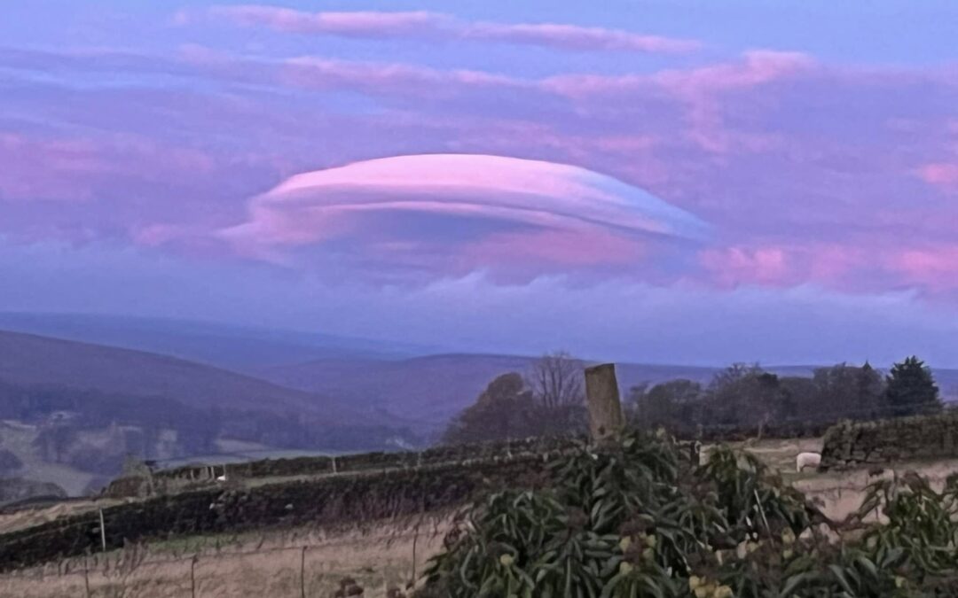 Strange cloud formations spark the imaginations of the people of Stocksbridge