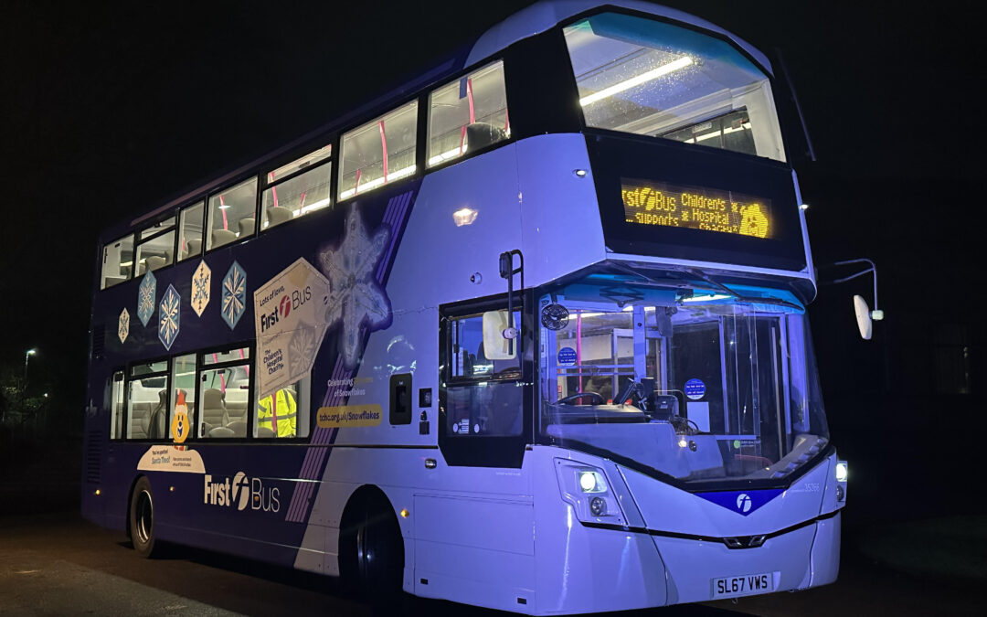 Sheffield bus decorated to raise money for Children’s Hospital