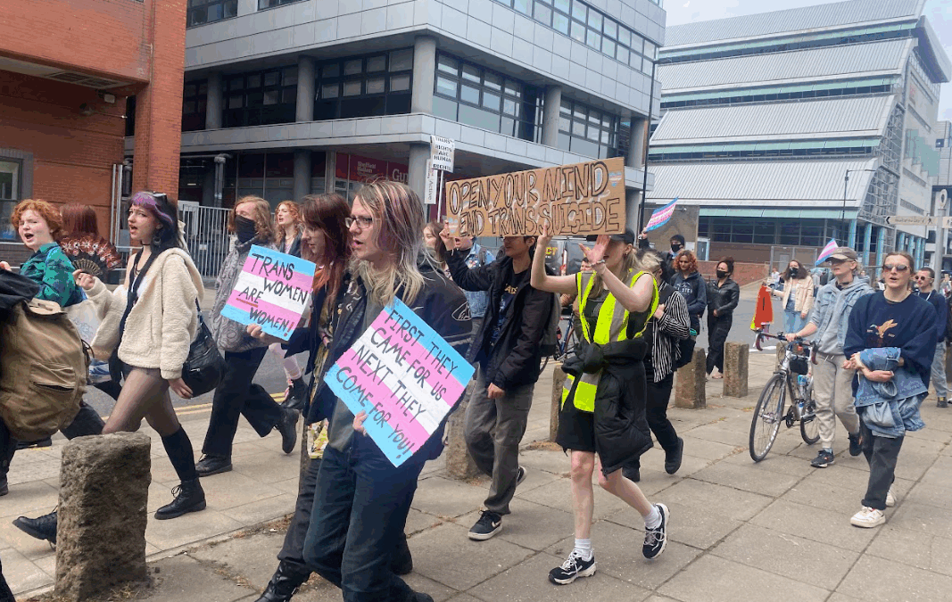 “We have never had equality”: Trans rights activists rally across the UK following court’s ruling 