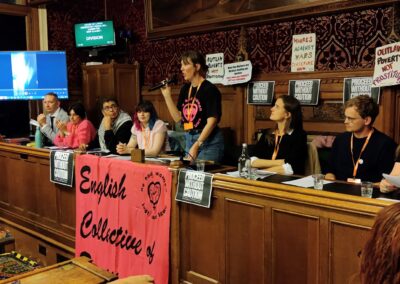 What are prostitute’s cautions and how do they trap UK women into poverty?