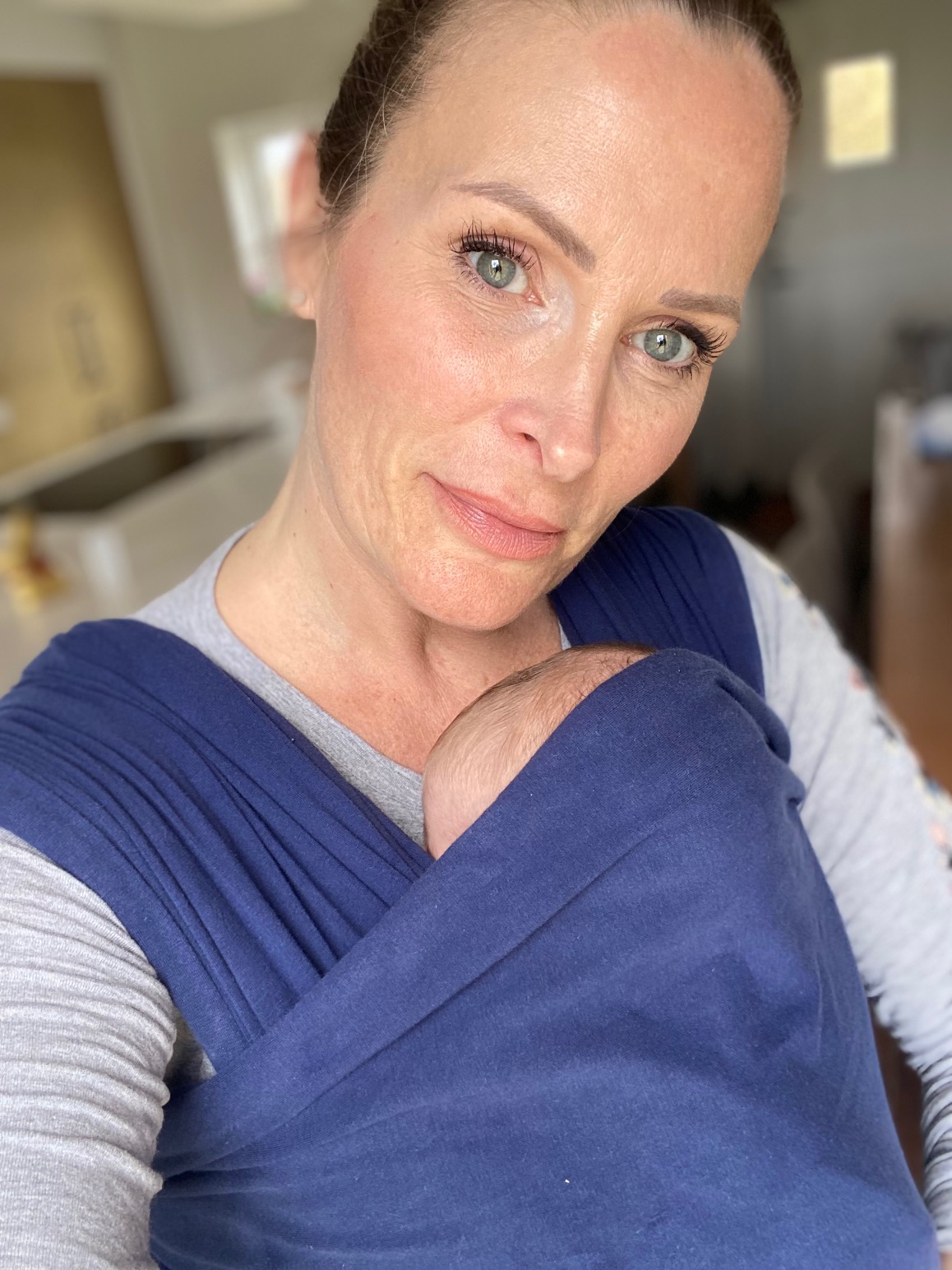 Trudi Dawson with a baby