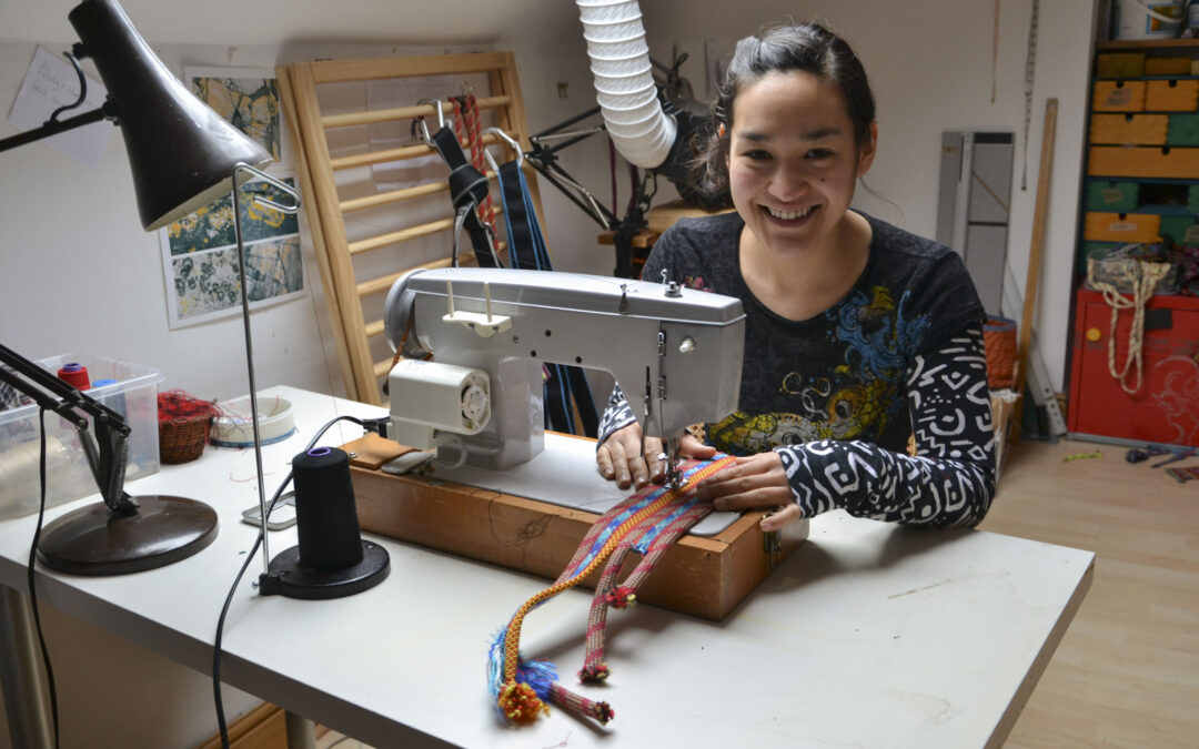 Sheffield designer uses old climbing equipment to craft sustainable clothing accessories