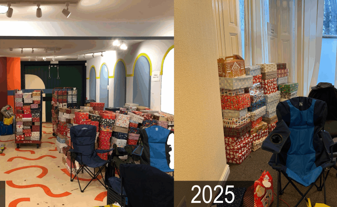 Shoebox appeal still 1,000 short with a day to go