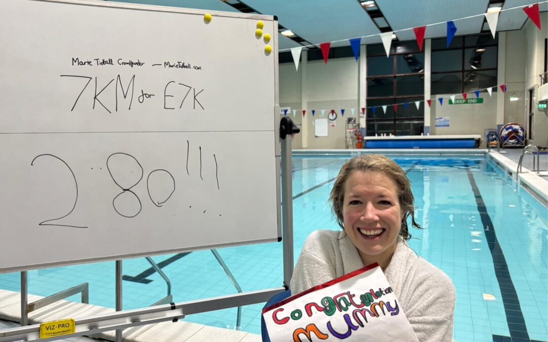 MP swims 7km to raise £7k for a fully accessible disabled changing room 