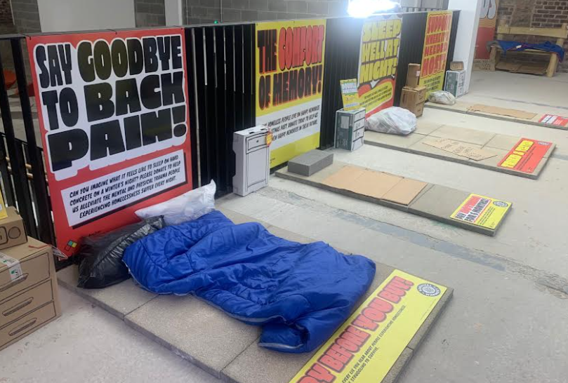 ‘Brutal’ art exhibition puts people in the shoes of the homeless