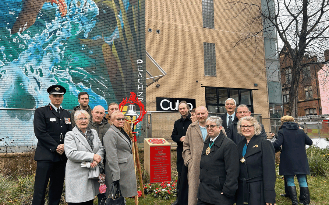 Plaque commemorates firefighters on the 85th anniversary of the Sheffield Blitz