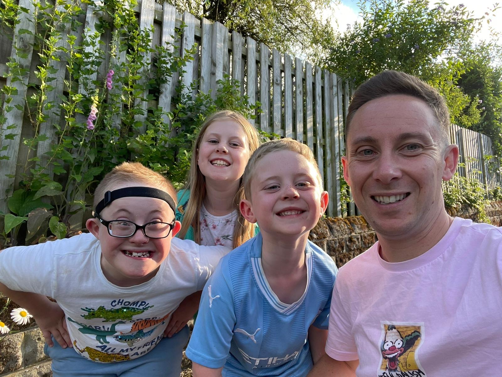 Sheffield dad raising money for “safety net” charity which supports his son with Down’s Syndrome