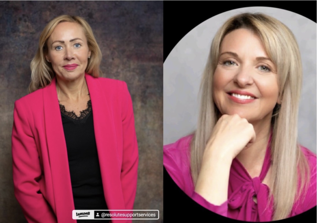 Resolute CEO, Deborah Jones (left), and Vicki Beevers (right).