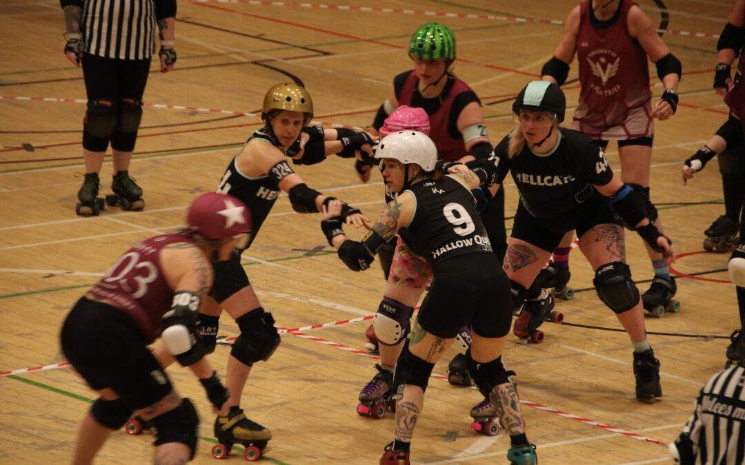 Weekend win for Sheffield’s Hallam Hellcats sets the stage  for a nail-biting Five Nations Roller Derby