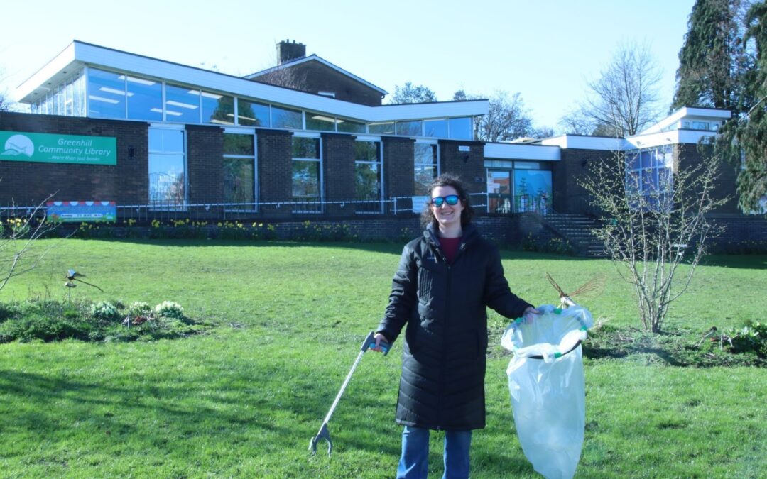 Sheffield’s Greenhill community come together for Great British Spring Cleaning Week