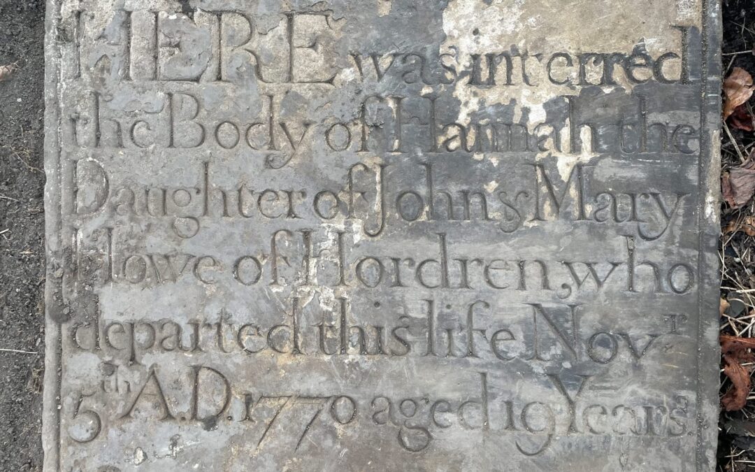 Lost 18th century headstone discovered at Sheffield church, locals working to find out more