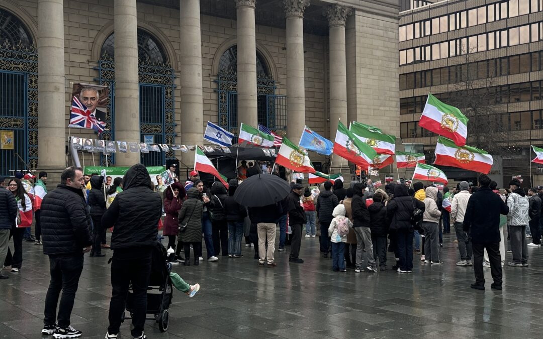 Sheffield protesters rally over Iran crisis
