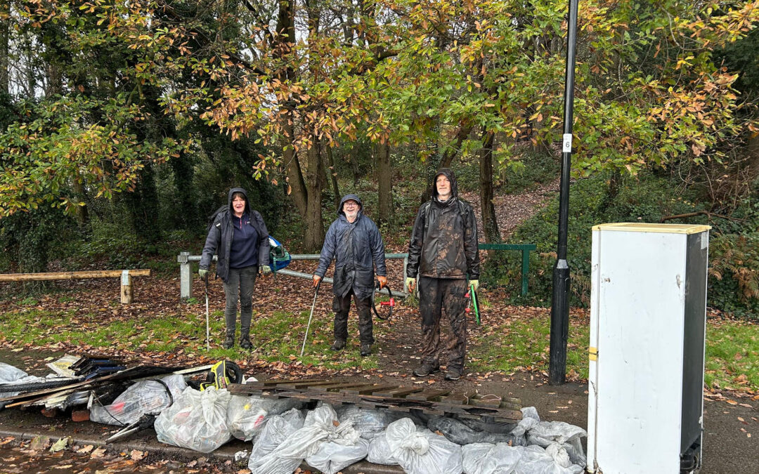 Sheffield litter pickers take on fly-tipping