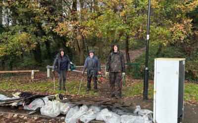 Sheffield litter pickers take on fly-tipping