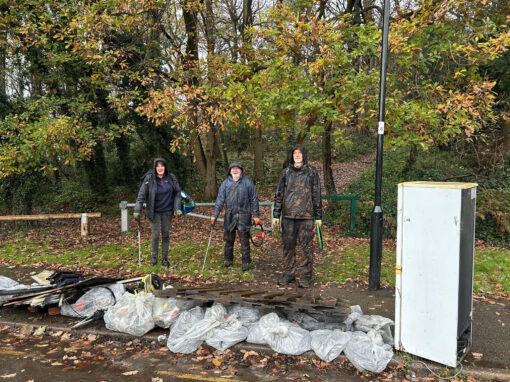 Sheffield litter pickers take on fly-tipping
