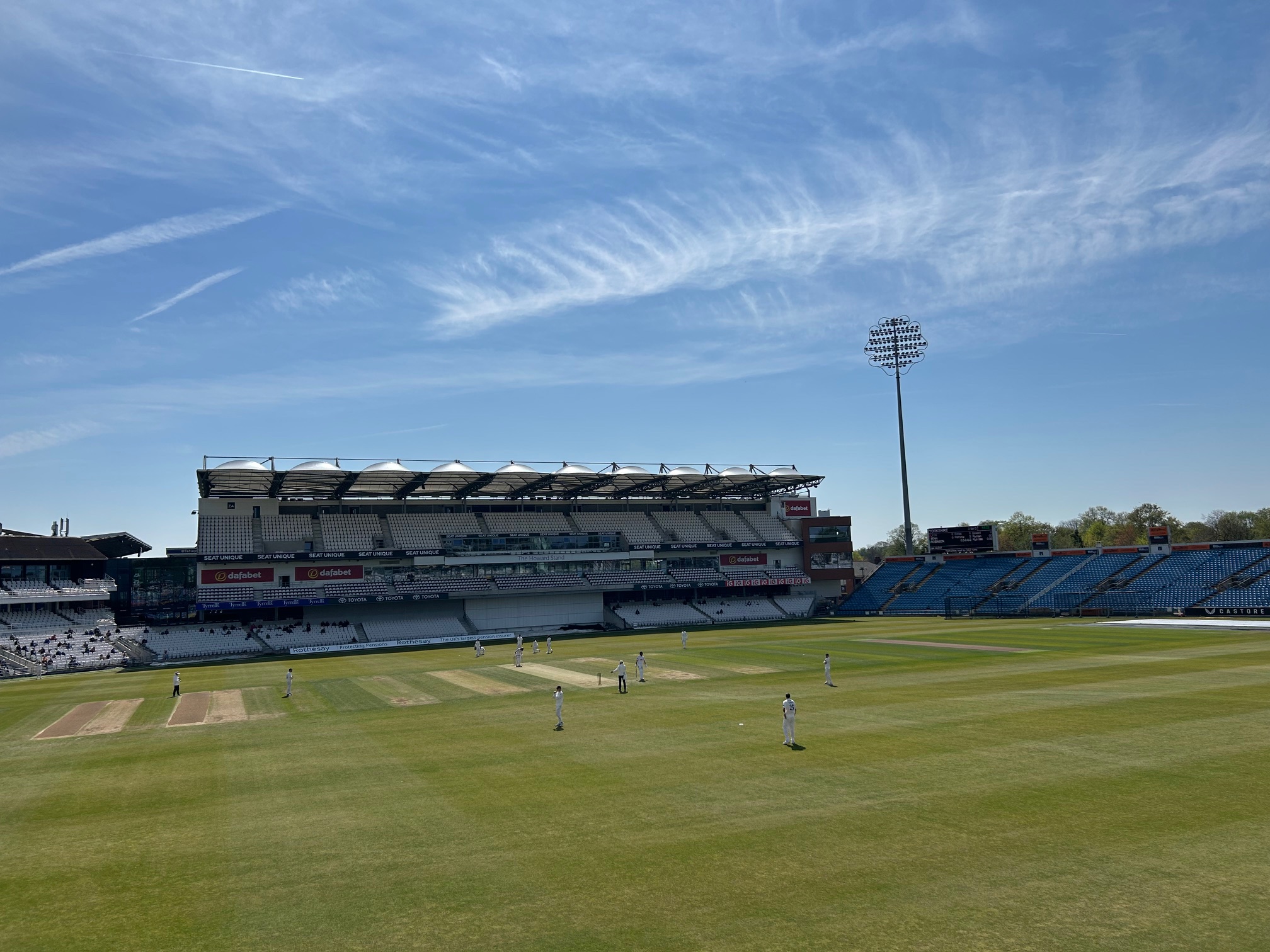 A sunny Headingley on Saturday afternoon