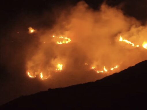 Yorkshire moorlands destroyed as fires break out hours apart